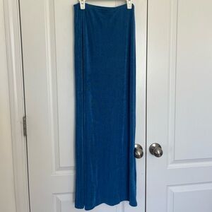 Princess Polly Blue Maxi Skirt